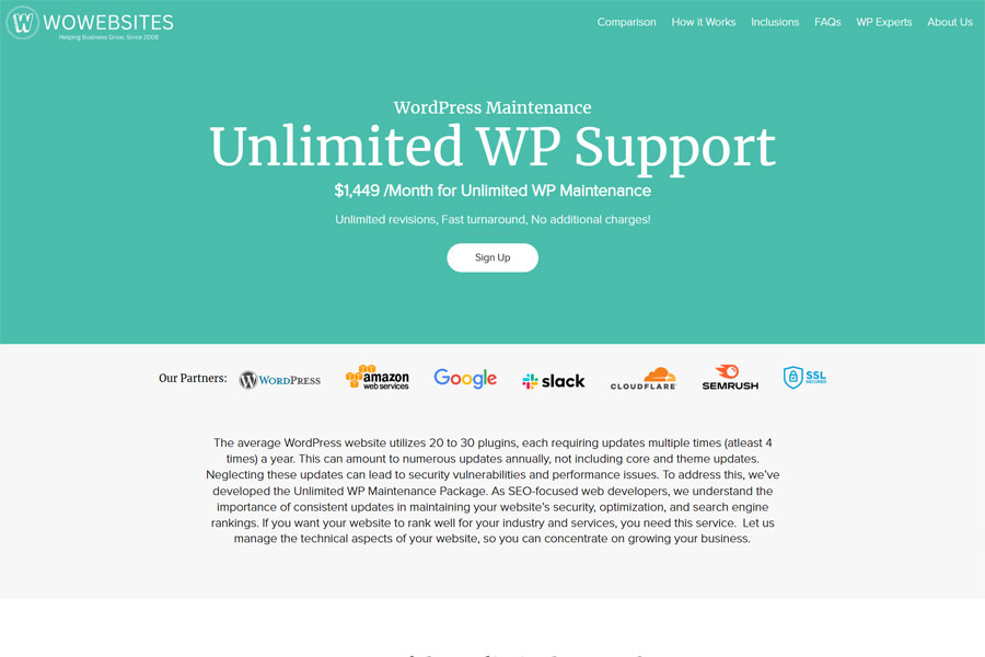 Unlimited WP Support